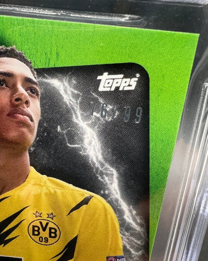 Topps Summer Signings UCL 2020-21 Jude Bellingham Rookie /99 CSG 9,5 Gem Mint