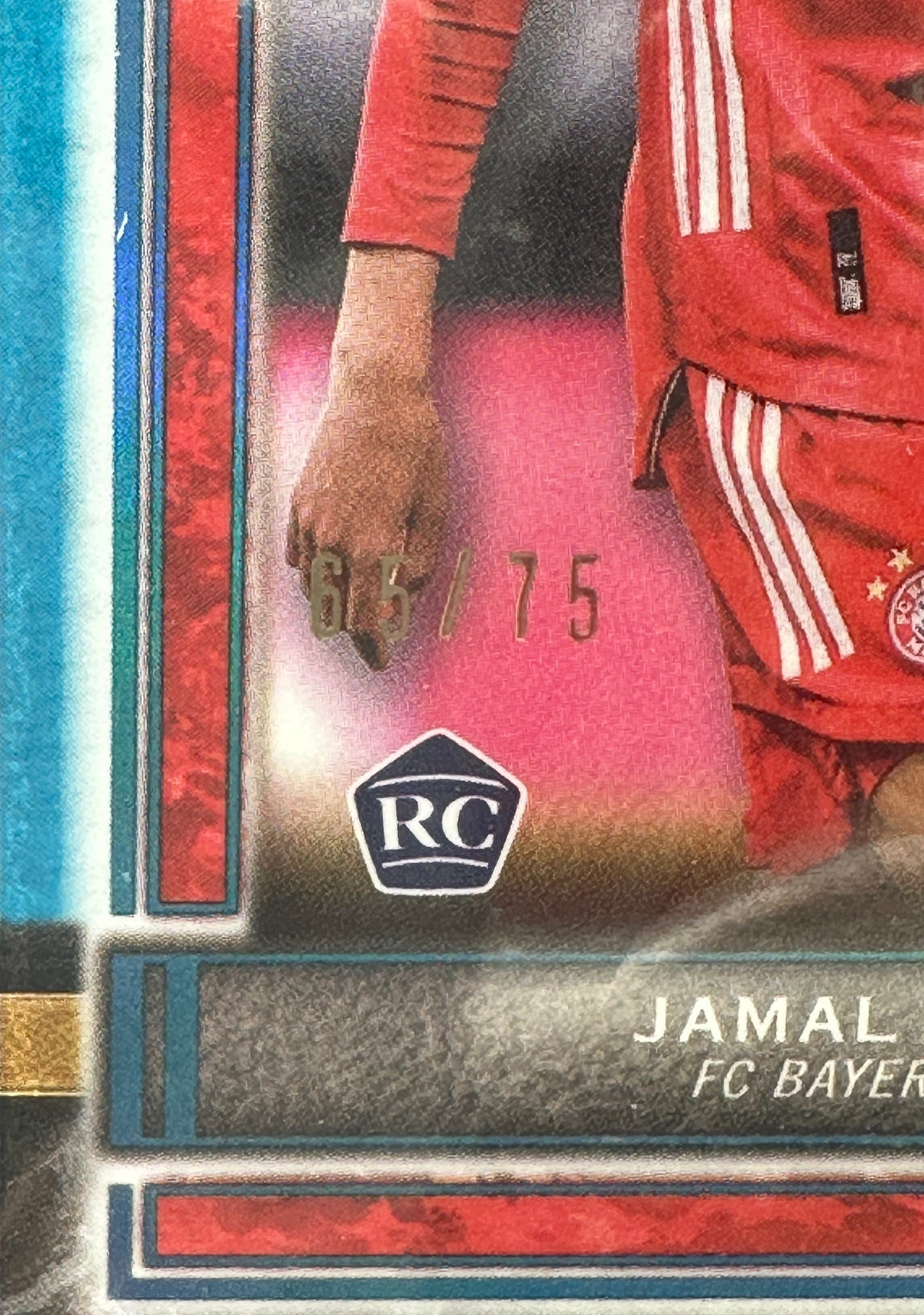 Topps Museum UCL 2020-21 Jamal Musiala Rookie /75 Sapphire SGC 10 Gem Mint