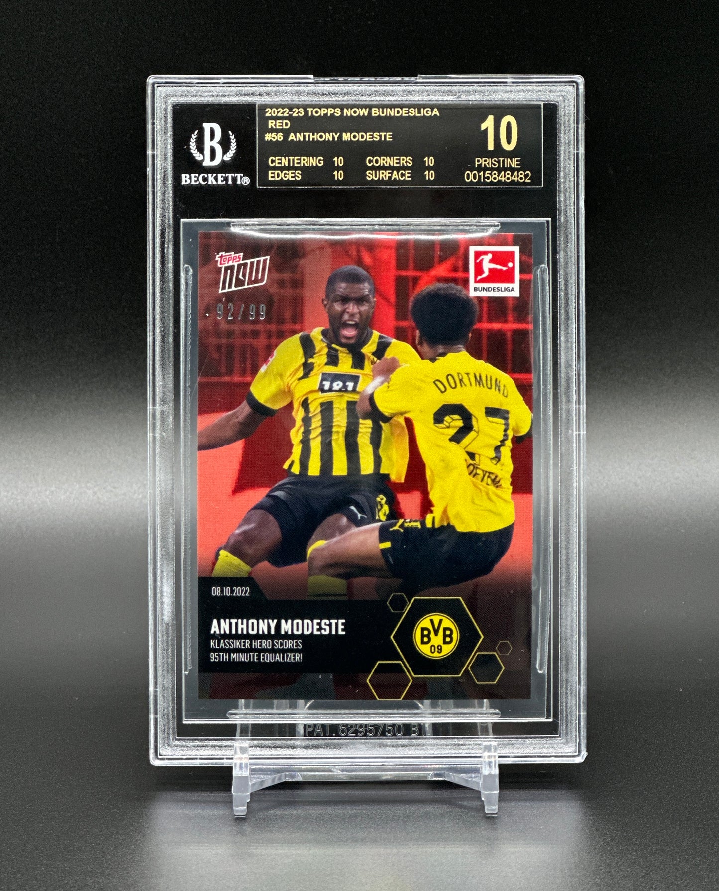 Topps Now 2022-23 Anthony Modeste /99 BGS 10 Black Label