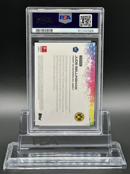 Topps Jude Bellingham Rookie PSA 10 Gem Mint Topps Now 2020-21 Bundesliga Debut